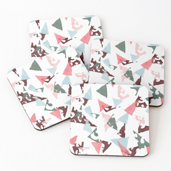 Item preview, Pastel Textured Triangles designed and sold by Carolina Diaz.