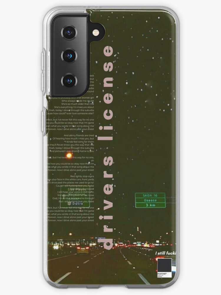 Drivers License Olivia Rodrigo Poster Case Skin For Samsung Galaxy By Jnnavas Redbubble