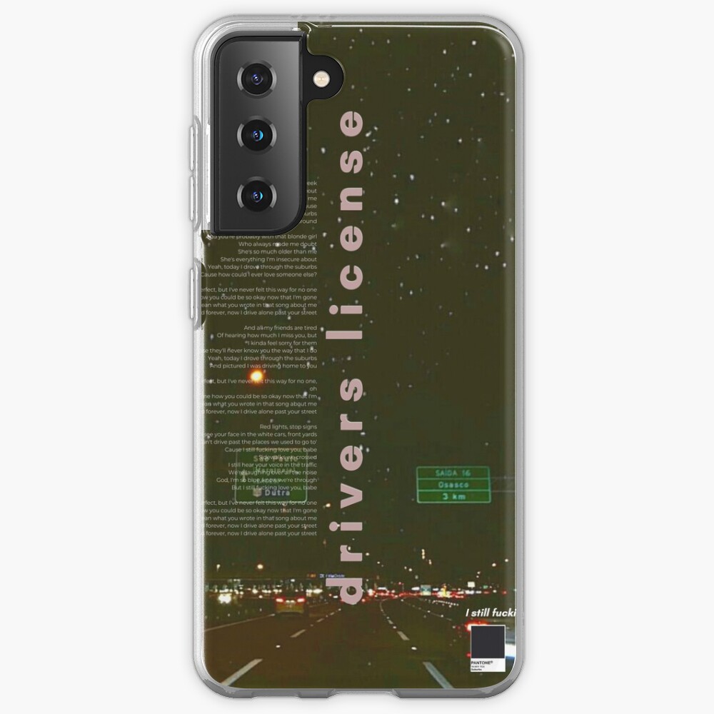 Drivers License Olivia Rodrigo Poster Case Skin For Samsung Galaxy By Jnnavas Redbubble
