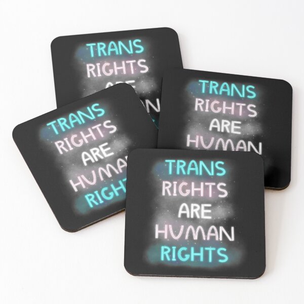 Item preview, Trans rights are human rights galaxy designed and sold by riotrainbows.