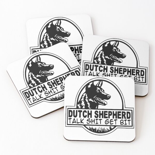 Item preview, DUTCH SHEPHERD " TALK SHIT GET BIT " designed and sold by Delco K9.