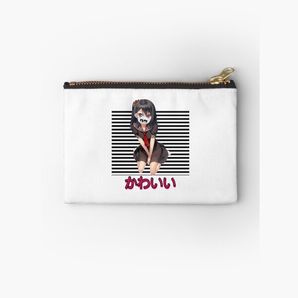 Item preview, Cute Anime Girl with Mask, Manga Japanese Futoku, Vaporwave Cyberpunk Anime   designed and sold by BitcoinBros.