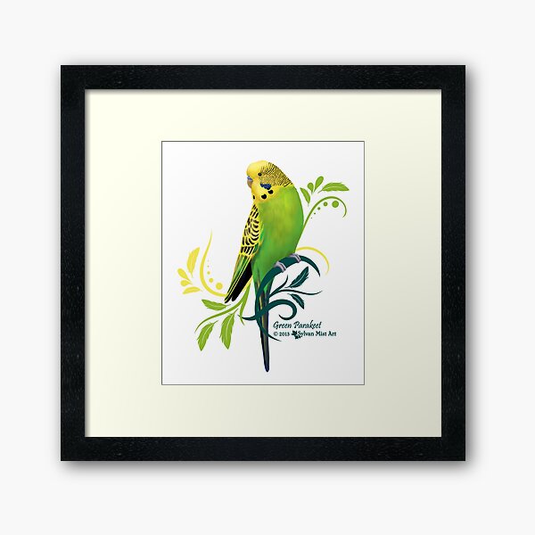 Item preview, Green Parakeet designed and sold by sylvanmist.