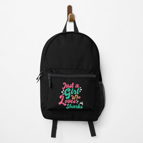 Item preview, Just a Girl who Loves Sharks Funny designed and sold by Dexter Freeman.