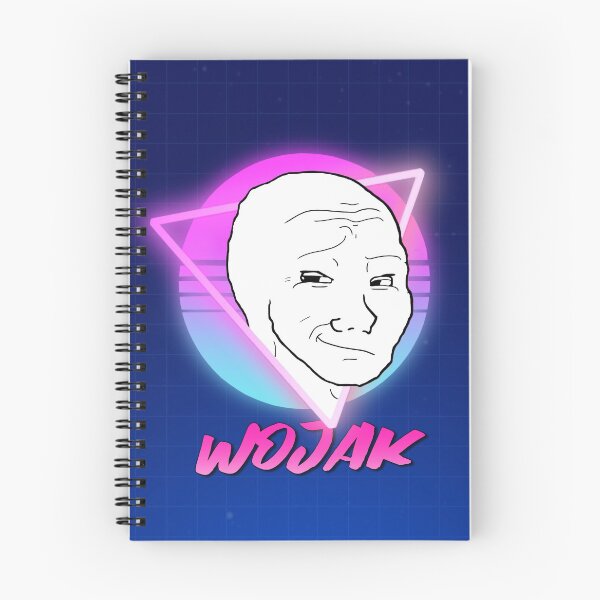 Item preview, Vaporwave Retro Wojak Design designed and sold by wojakapparel.