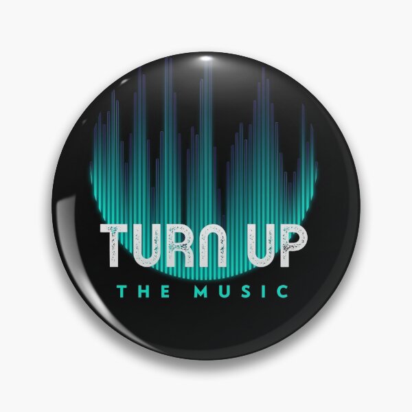 Item preview, Turn Up the Music designed and sold by DiscGolfTees.