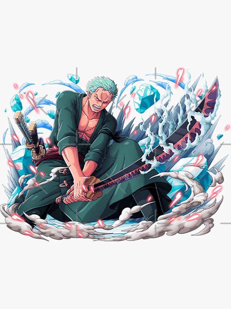 One Piece Roronoa Zoro  Sticker for Sale by DaturaSnake