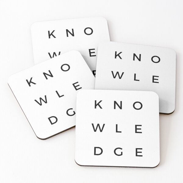 Item preview, Knowledge Simple Word Design designed and sold by BrokenUnicorn.