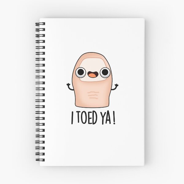 Item preview, I Toed Ya Cute Big Toe Puns designed and sold by punnybone.