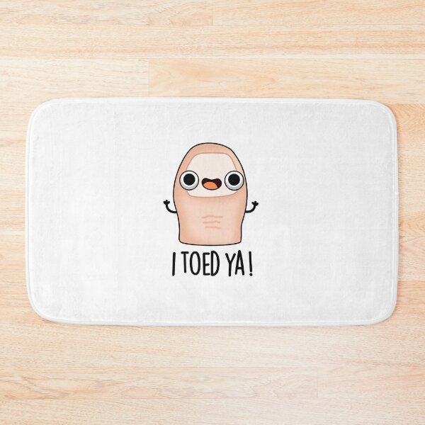 Item preview, I Toed Ya Cute Big Toe Puns designed and sold by punnybone.