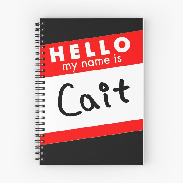 Item preview, Hello my name is Cait designed and sold by Thelittlelord.