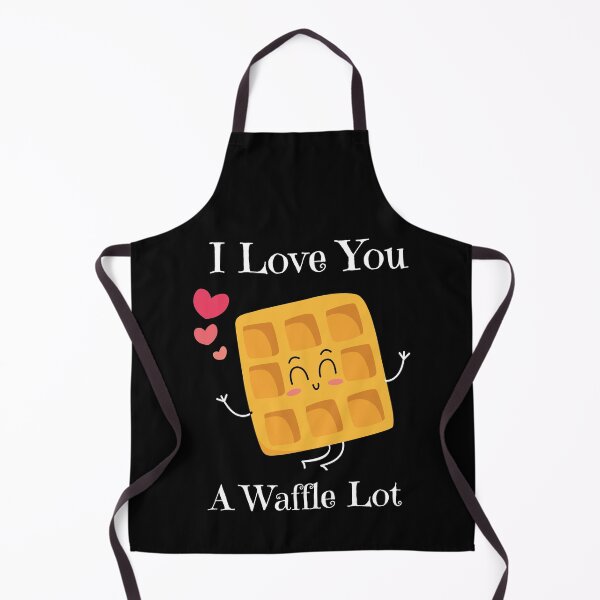 Item preview, I Love You A Waffle Lot Funny Food Pun Valentine's Day designed and sold by TheButtonCrew.