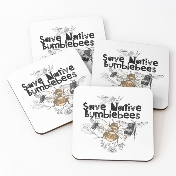 Item preview, Save Native Bumblebees Design designed and sold by EarthArtDesigns.