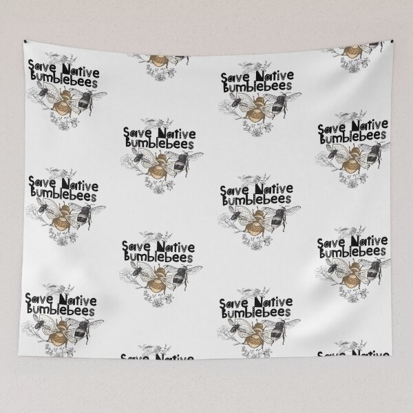 Item preview, Save Native Bumblebees Design designed and sold by EarthArtDesigns.