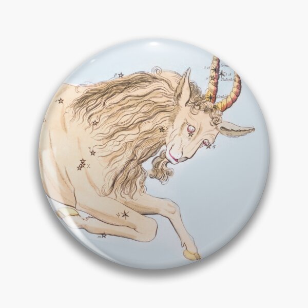 Item preview, Antique Capricornus Constellation Map designed and sold by VintageArchive.
