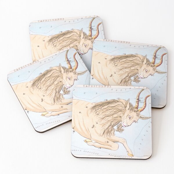 Item preview, Antique Capricornus Constellation Map designed and sold by VintageArchive.