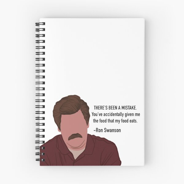 Item preview, Ron Swanson quote from Parks and Rec designed and sold by Danielle Silver.