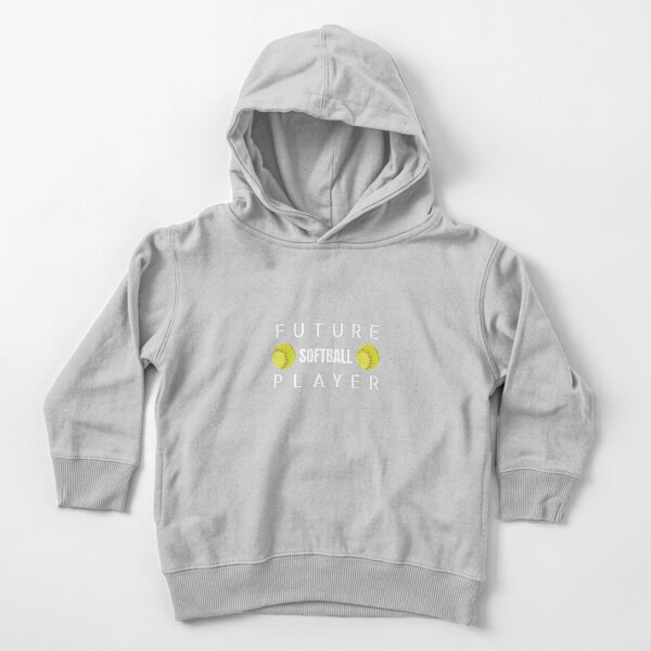 Future Softball Player Toddler Pullover Hoodie