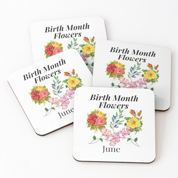 Item preview, Birth Month Flowers June. designed and sold by MacjarrGems.