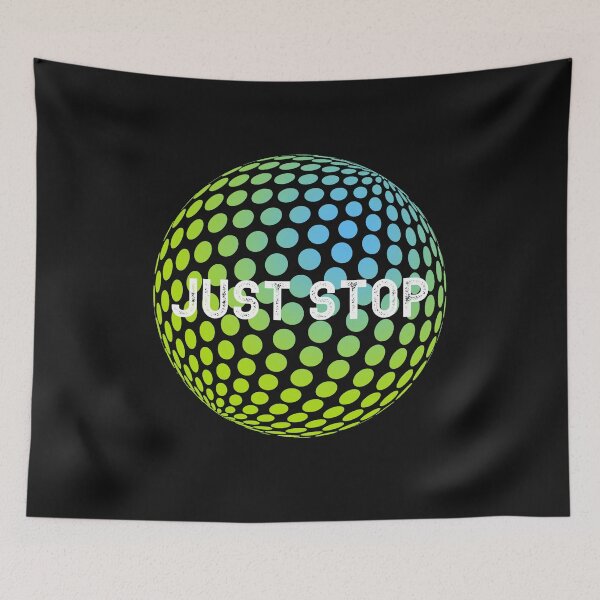 Item preview, Just Stop, Blue Green Pattern Sphere designed and sold by DiscGolfTees.
