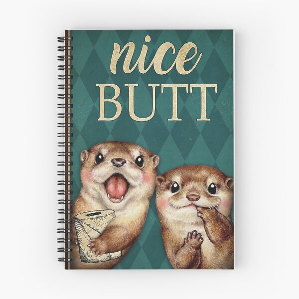 Item preview, Nice Butt Otter With Toilet Paper Gift Otter Lovers  designed and sold by stephenridgewar.
