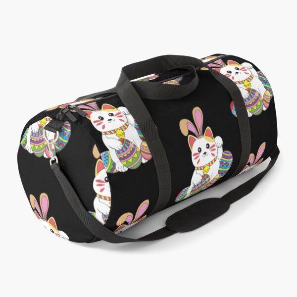 Item preview, Kawaii Happy Easter Maneki Neko designed and sold by YueHeng Creates ⭐⭐⭐⭐⭐.