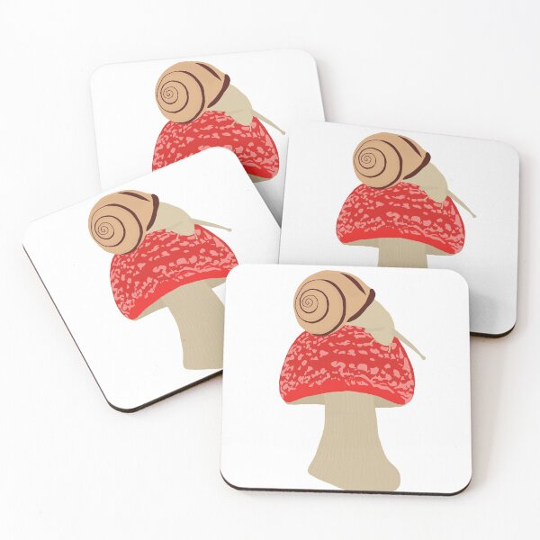 Item preview, Snail on Mushroom designed and sold by lauragutierrez3.