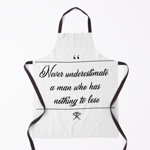 Item preview, Never underestimate a man citation t-shirt designed and sold by KIKOOSTORE.