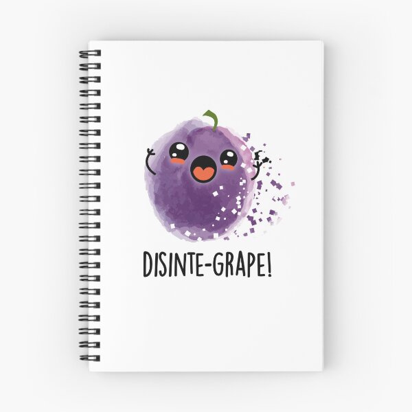 Item preview, Disinte-grape Funny Disintegrating Grape Puns  designed and sold by punnybone.
