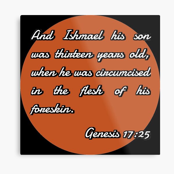 Genesis 17:25 Metal Print