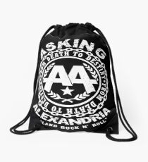 Asking Alexandria rock n roll Drawstring Bag