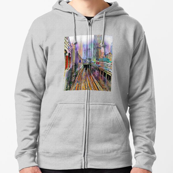 Chicago Zipped Hoodie
