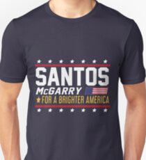 Santos and McGarry Campaign Poster from West Wing Unisex T-Shirt