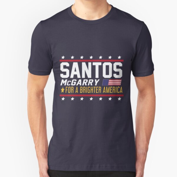 Santos and McGarry Campaign Poster from West Wing Slim Fit T-Shirt