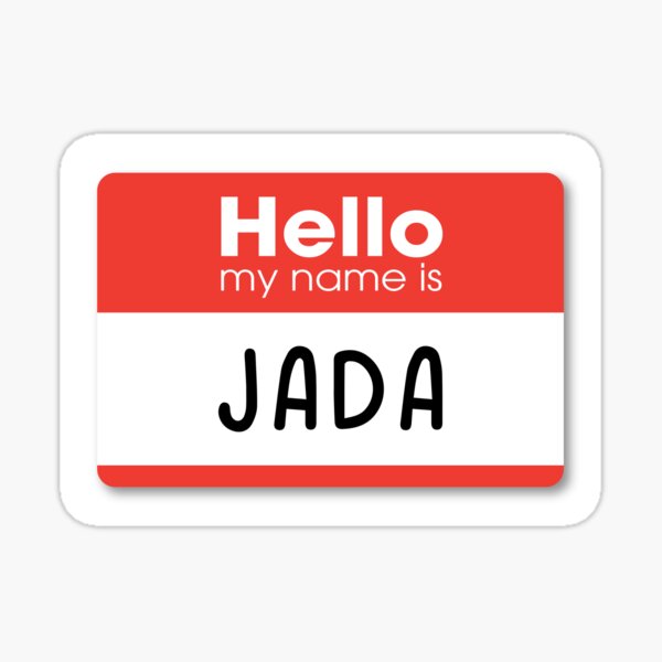 Sticker Jada Smith Redbubble