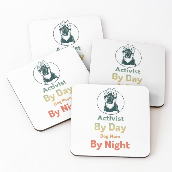 Item preview, Activist By Day, Dog Mom By Night designed and sold by jtechlimitless.