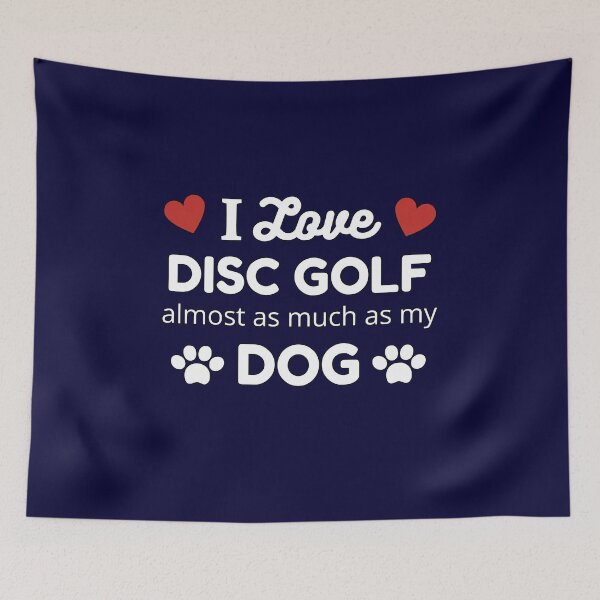 Item preview, Love Disc Golf and Dogs designed and sold by TommysShop.