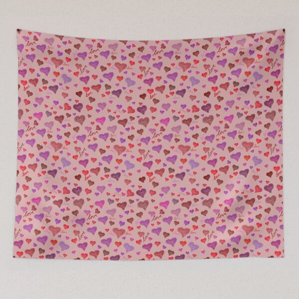 Item preview, Be my Valentine Love and Pink Hearts designed and sold by EQRoy.