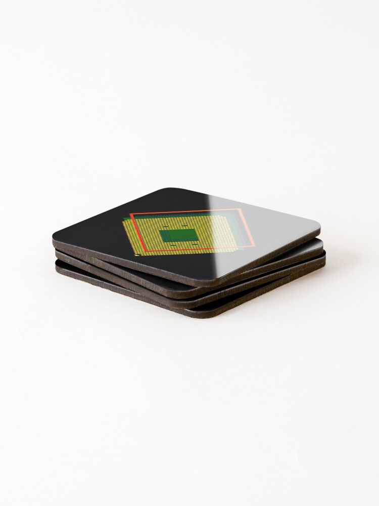 Thumbnail 4 of 5, Coasters (Set of 4), Processor designed and sold by Yeaha.