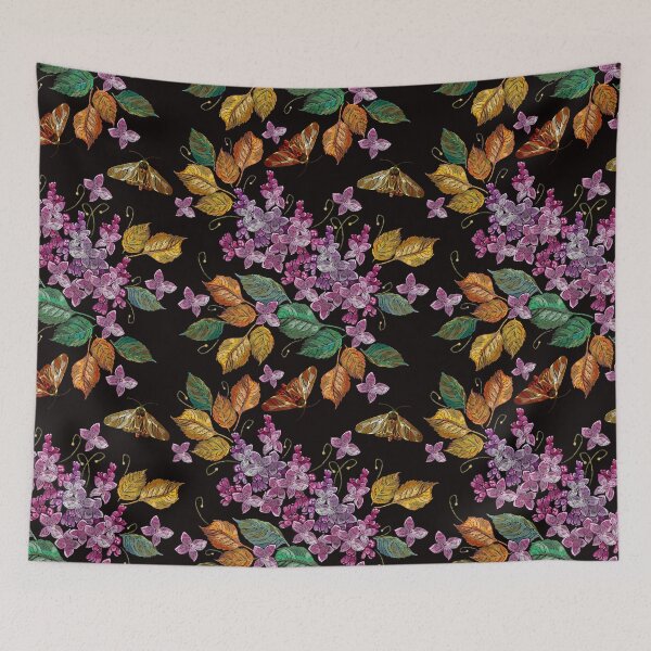 Item preview, Blossoming lilac flowers designed and sold by matrioshka.