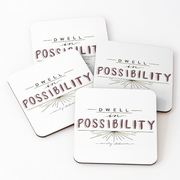 Item preview, Dwell In Possibility quote designed and sold by Danielle Silver.