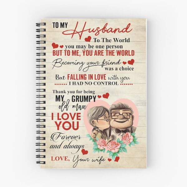 Item preview, Carl And Ellie To My Husband My Grumpy Old Man, From Wife To Husband designed and sold by Wonmater.