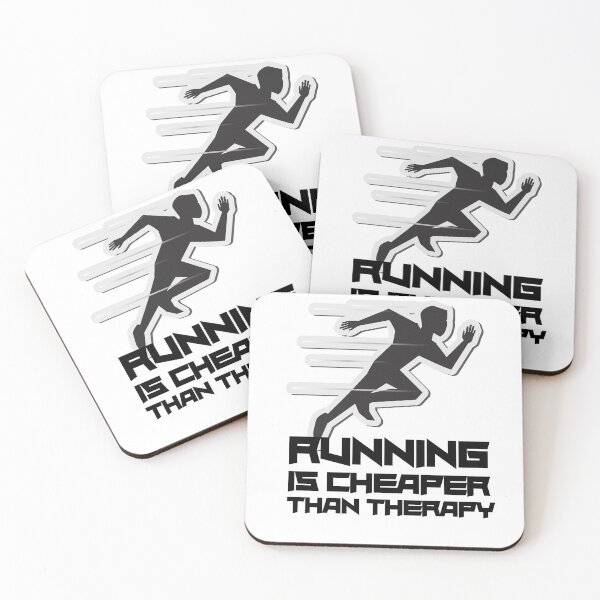 Item preview, Running Is Cheaper Than Therapy designed and sold by Xrizen  Designs.