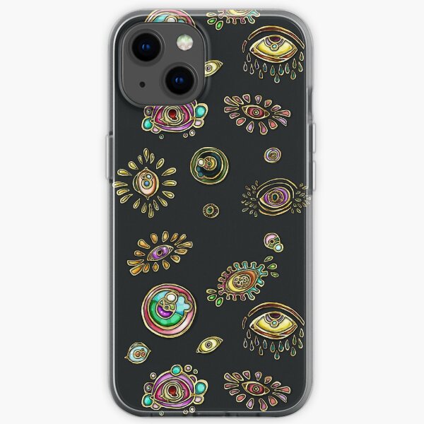 Gold Deco Eyes  iPhone Soft Case