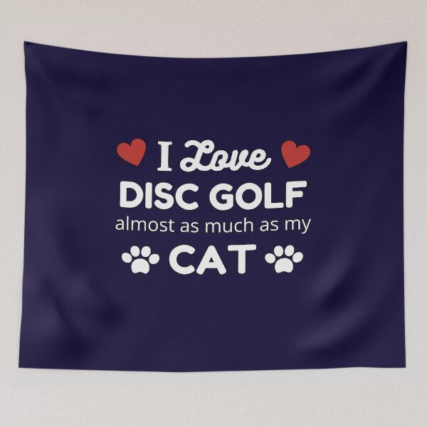Item preview, Love Disc Golf and Cats designed and sold by TommysShop.