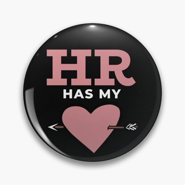 Item preview, HR Human Resources has my heart  Funny Valentine Design designed and sold by Click-Like.