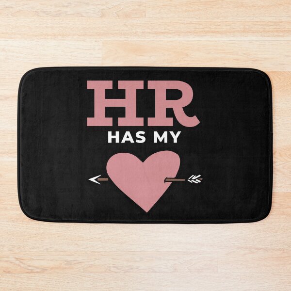 Item preview, HR Human Resources has my heart  Funny Valentine Design designed and sold by Click-Like.