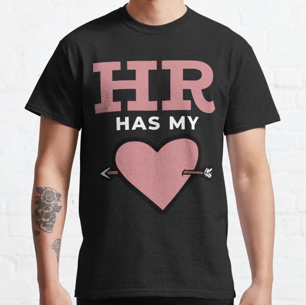 Item preview, HR Human Resources has my heart  Funny Valentine Design designed and sold by Click-Like.