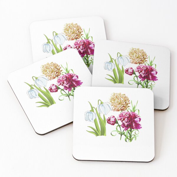 Item preview, Carnations and Snowdrops designed and sold by MacjarrGems.