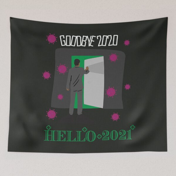 Item preview, Goodbye 2020 Hello 2021 designed and sold by LYSandCo.